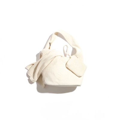 CHANEL COCO BEACH 2025 COLLECTION BEACHWEAR SET COTTON IVORY AAA938 (58*38*20cm)
